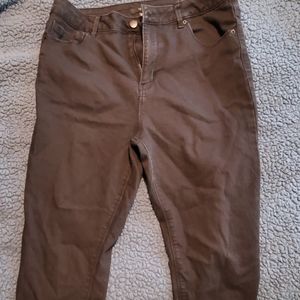 Black high rise skinny jeans